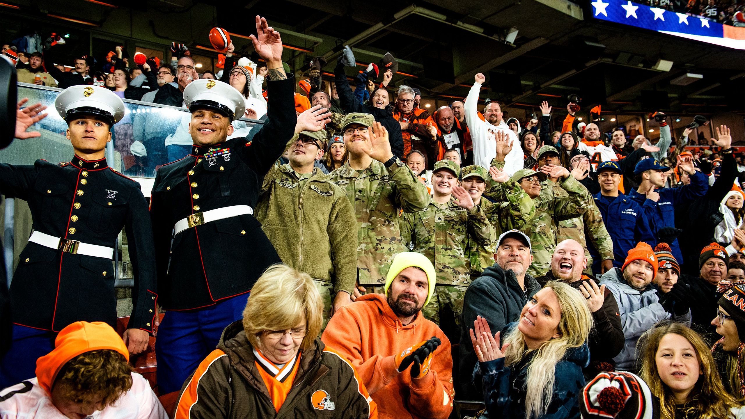 Browns Salute to Service Cleveland Browns clevelandbrowns