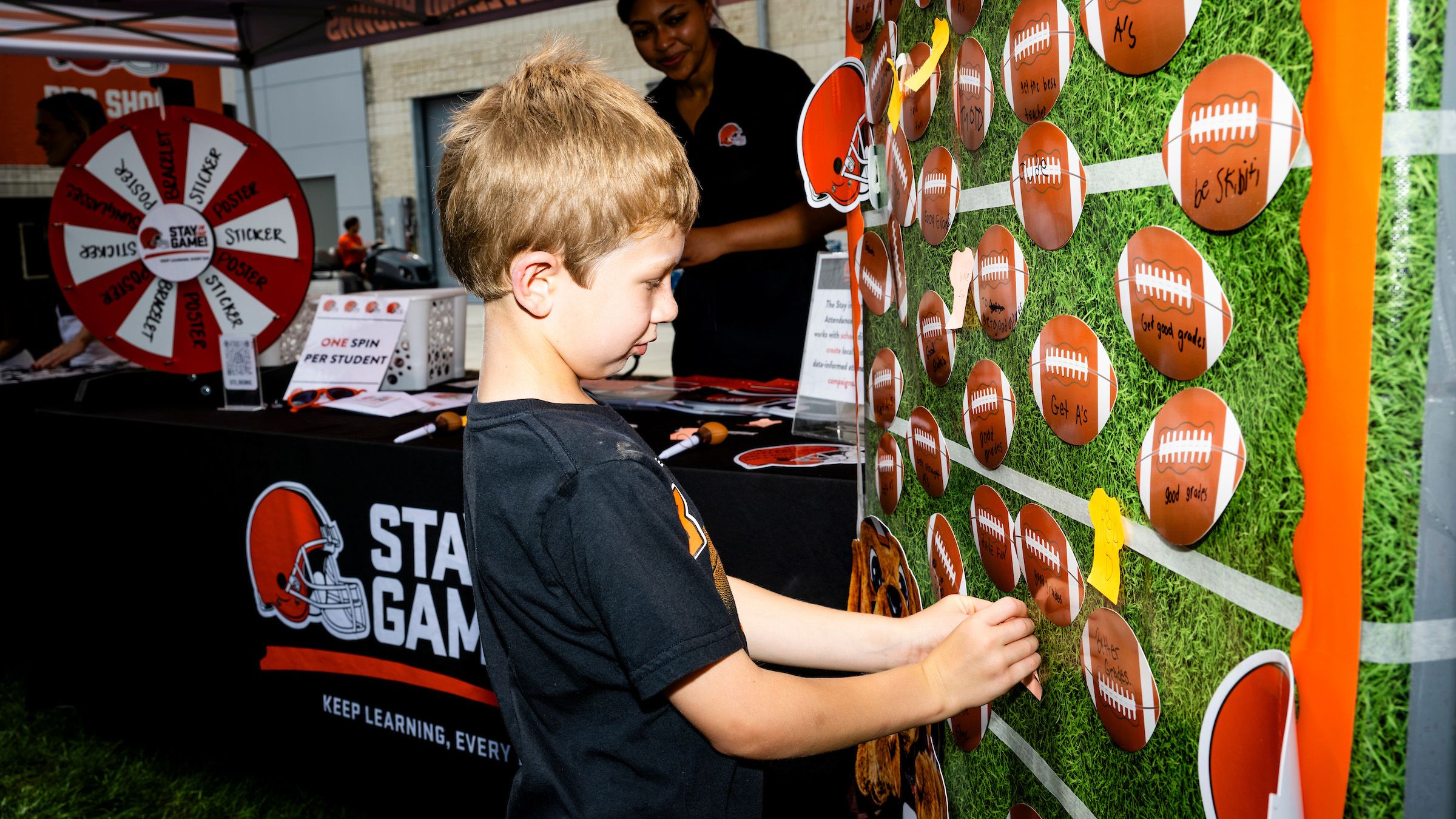 Stay in the Game! Attendance Network Tent