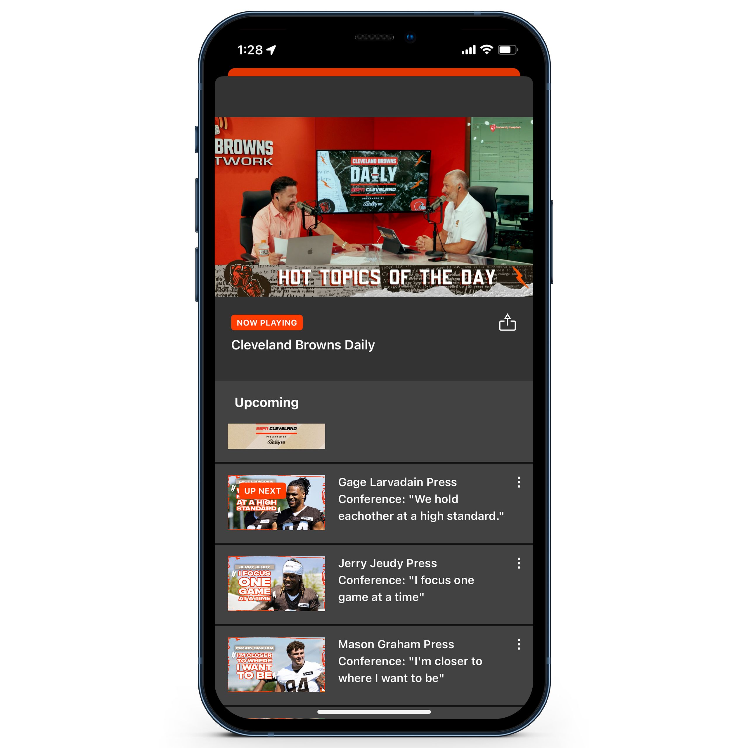 Live Press Conferences and Radio