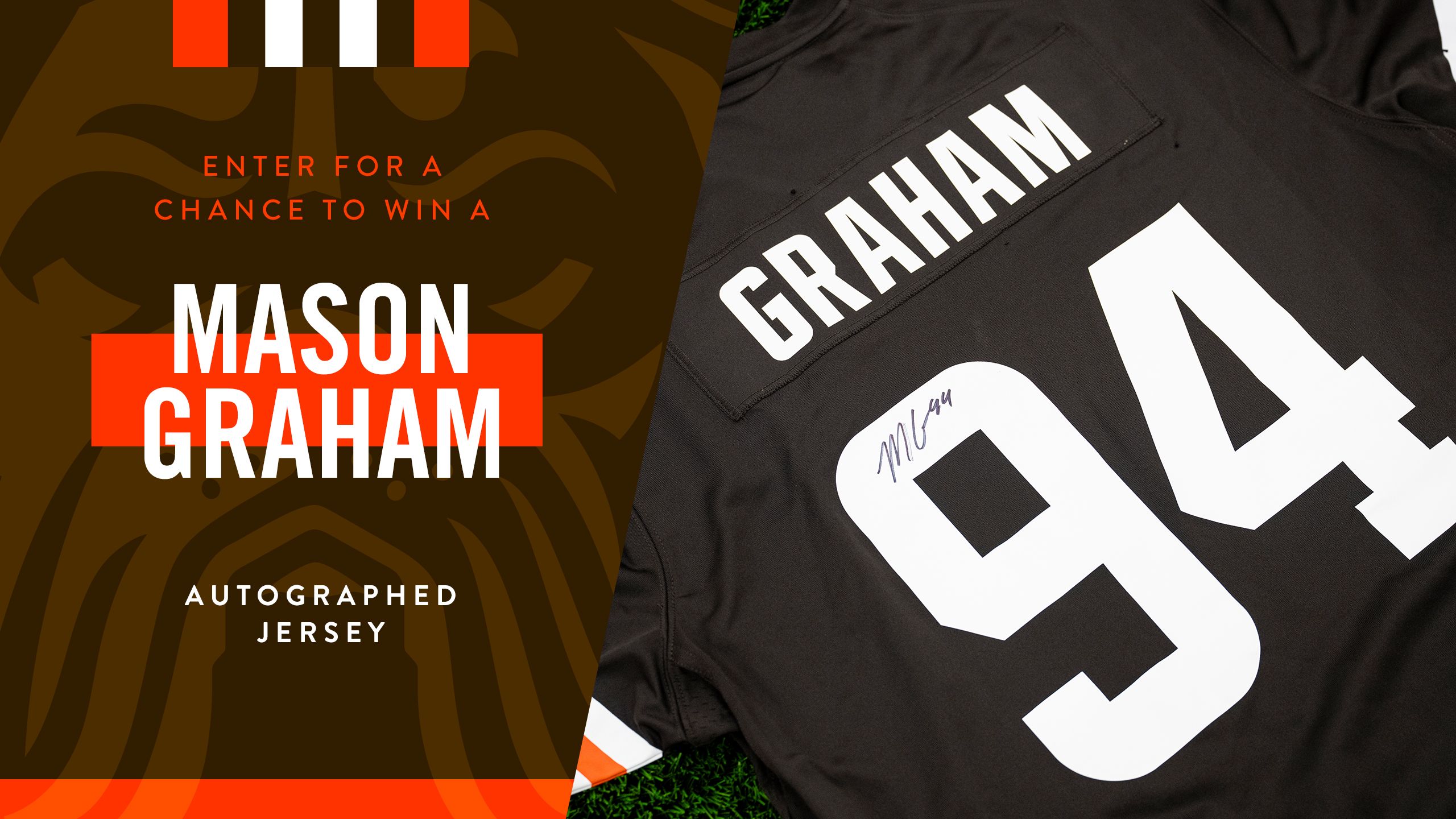 Win a Mason Graham Signed Jersey!