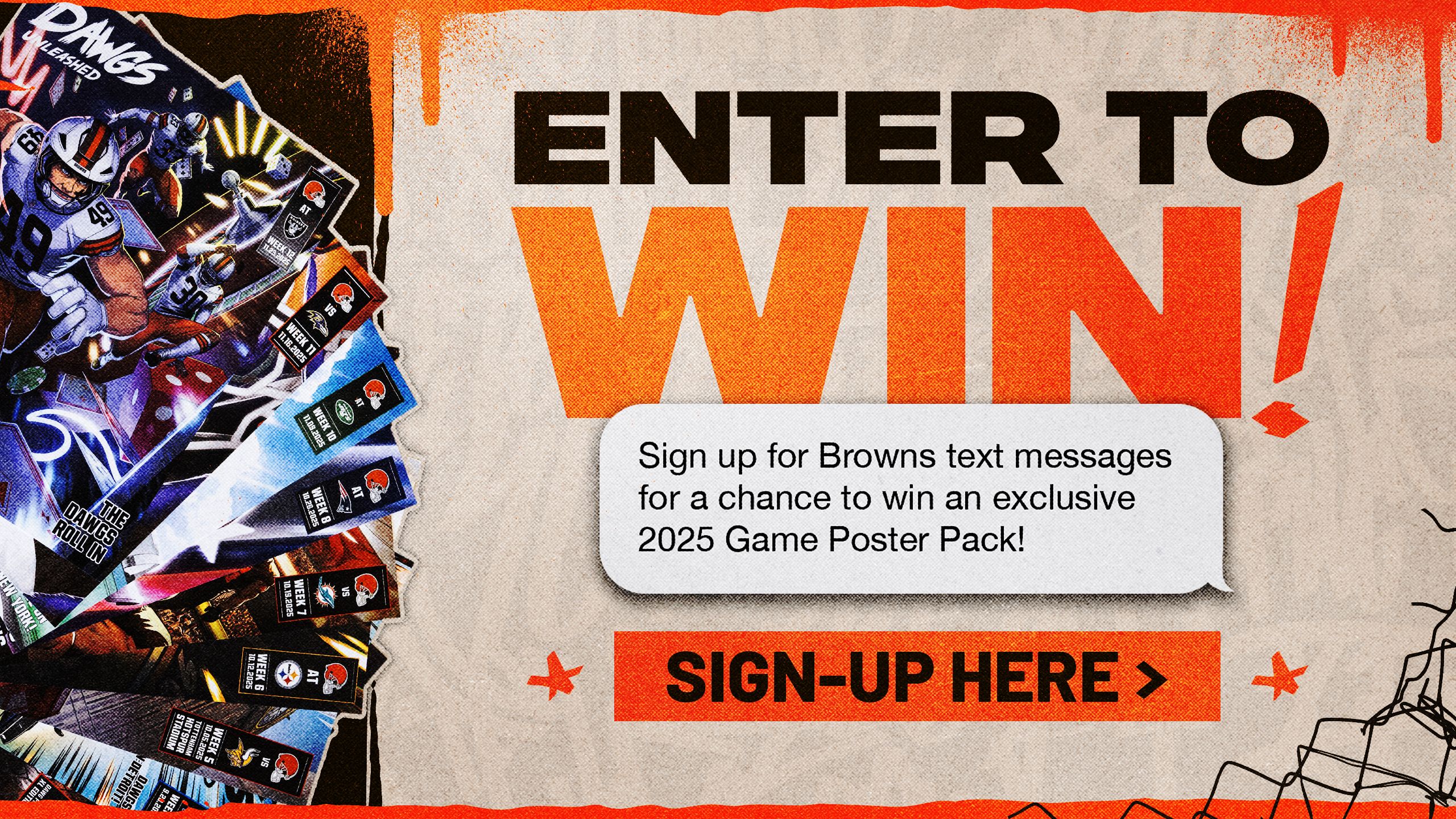 Win an Exclusive 2025 Gameday Poster Pack!