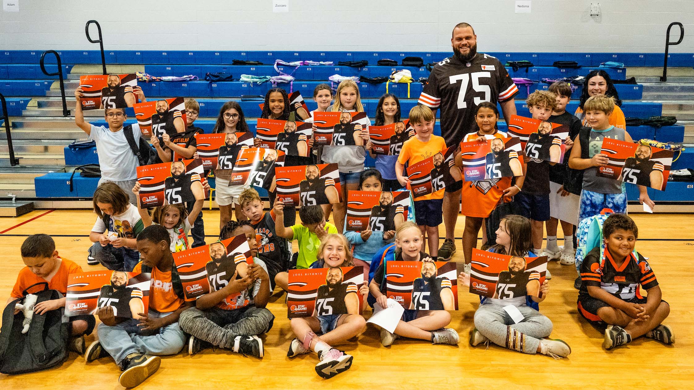 Joel Bitonio’s Back-to-School Bash