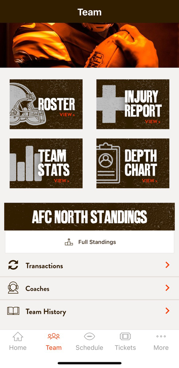 Roster, Depth Chart and Injury Report