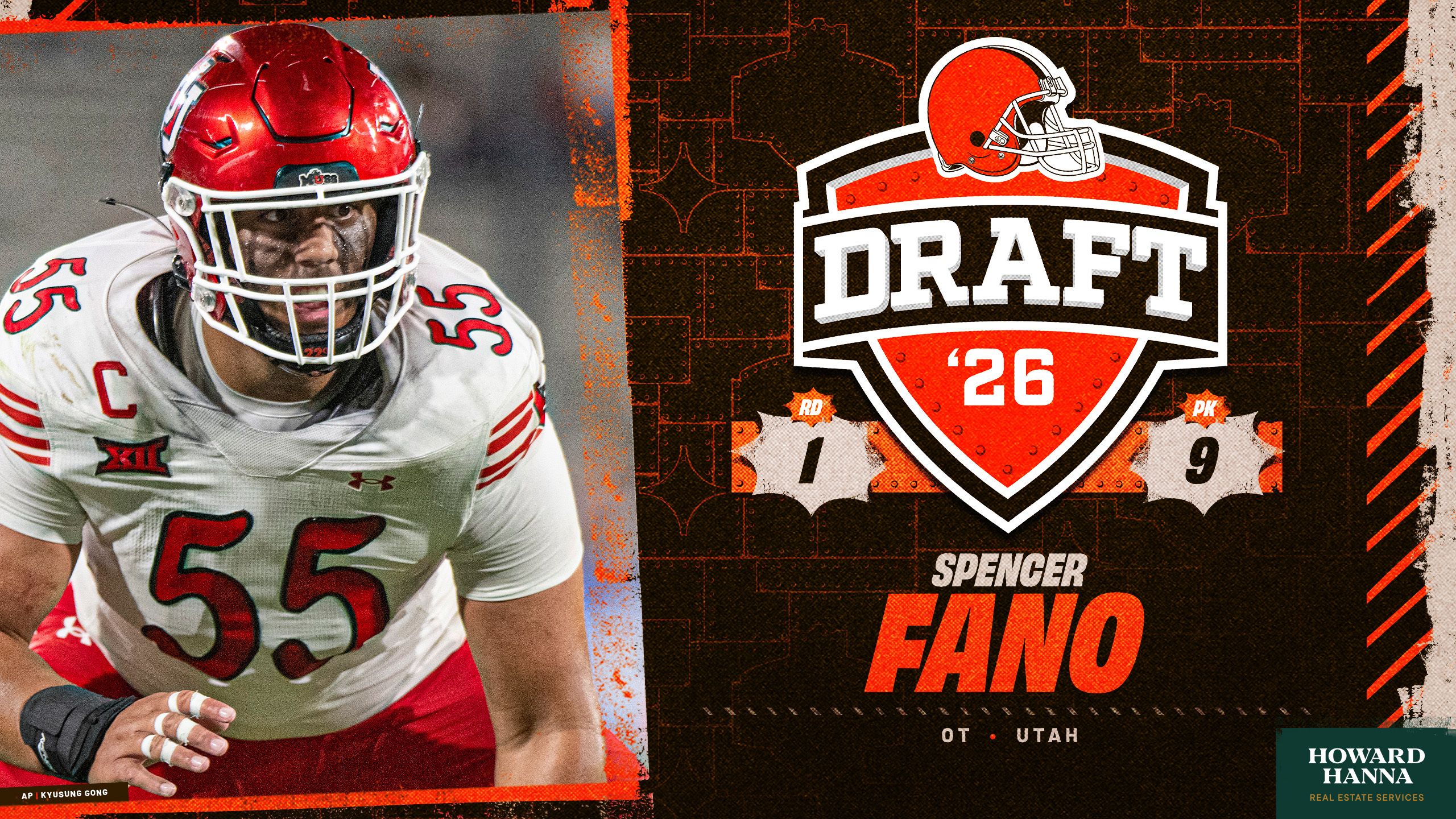 Round 1 Pick 9: Spencer Fano