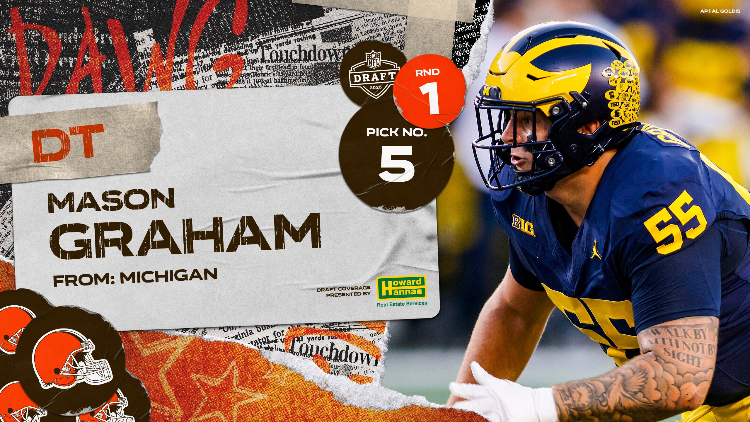 Round 1 Pick 5: Mason Graham