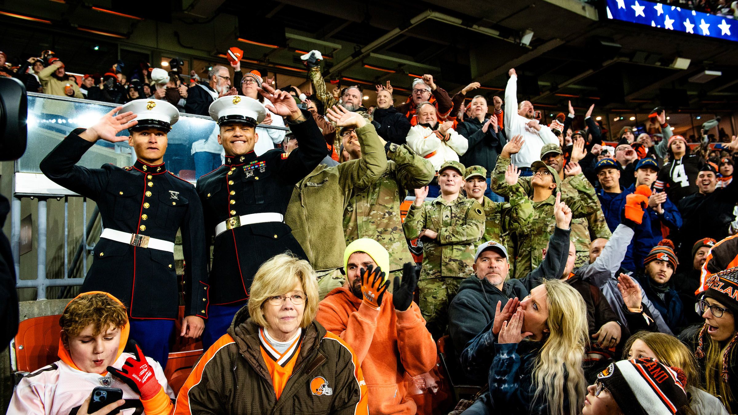 Hats Off to Our Heroes Honor Row