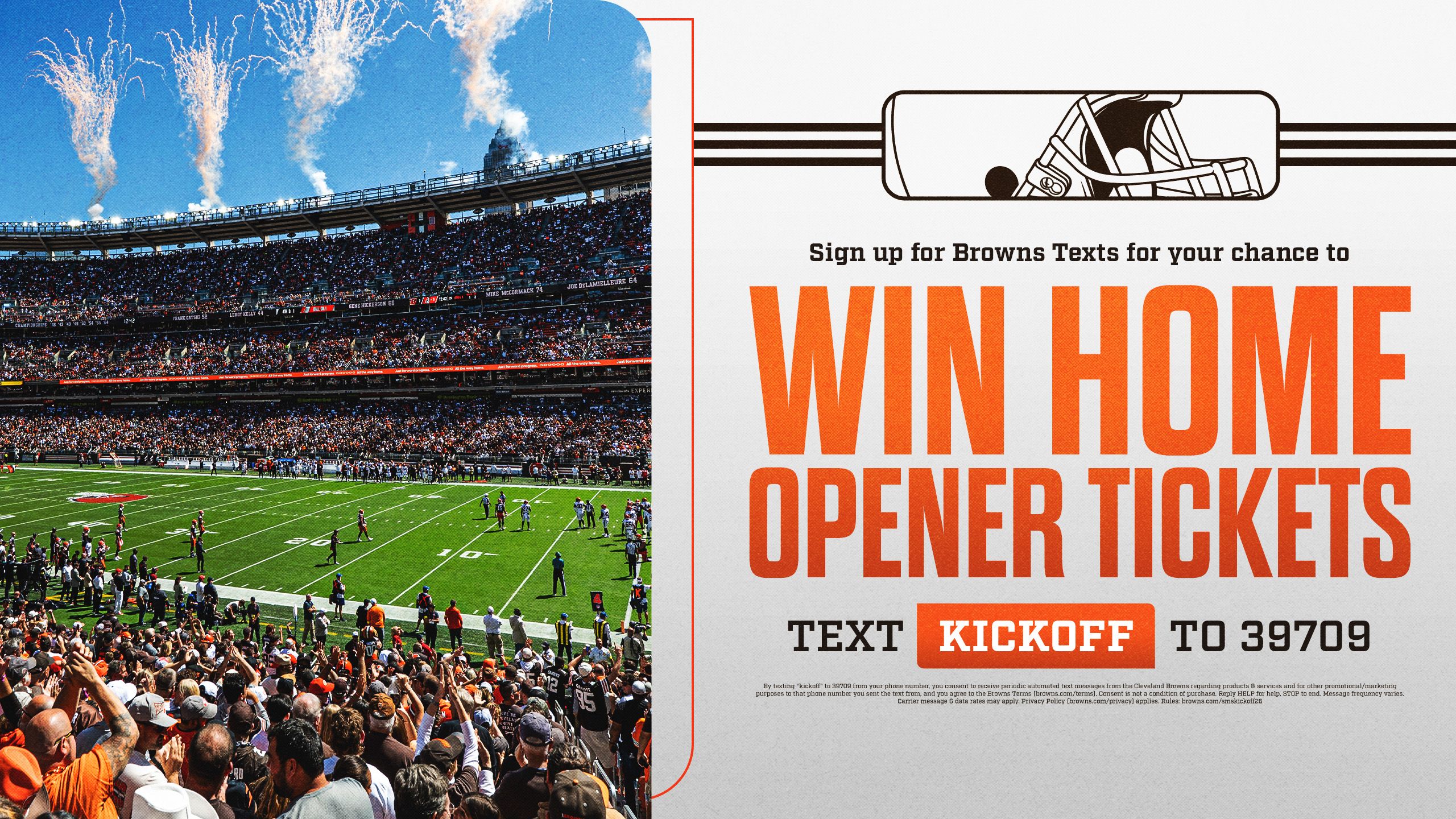 Win Tickets to the Browns 2026 Home Opener