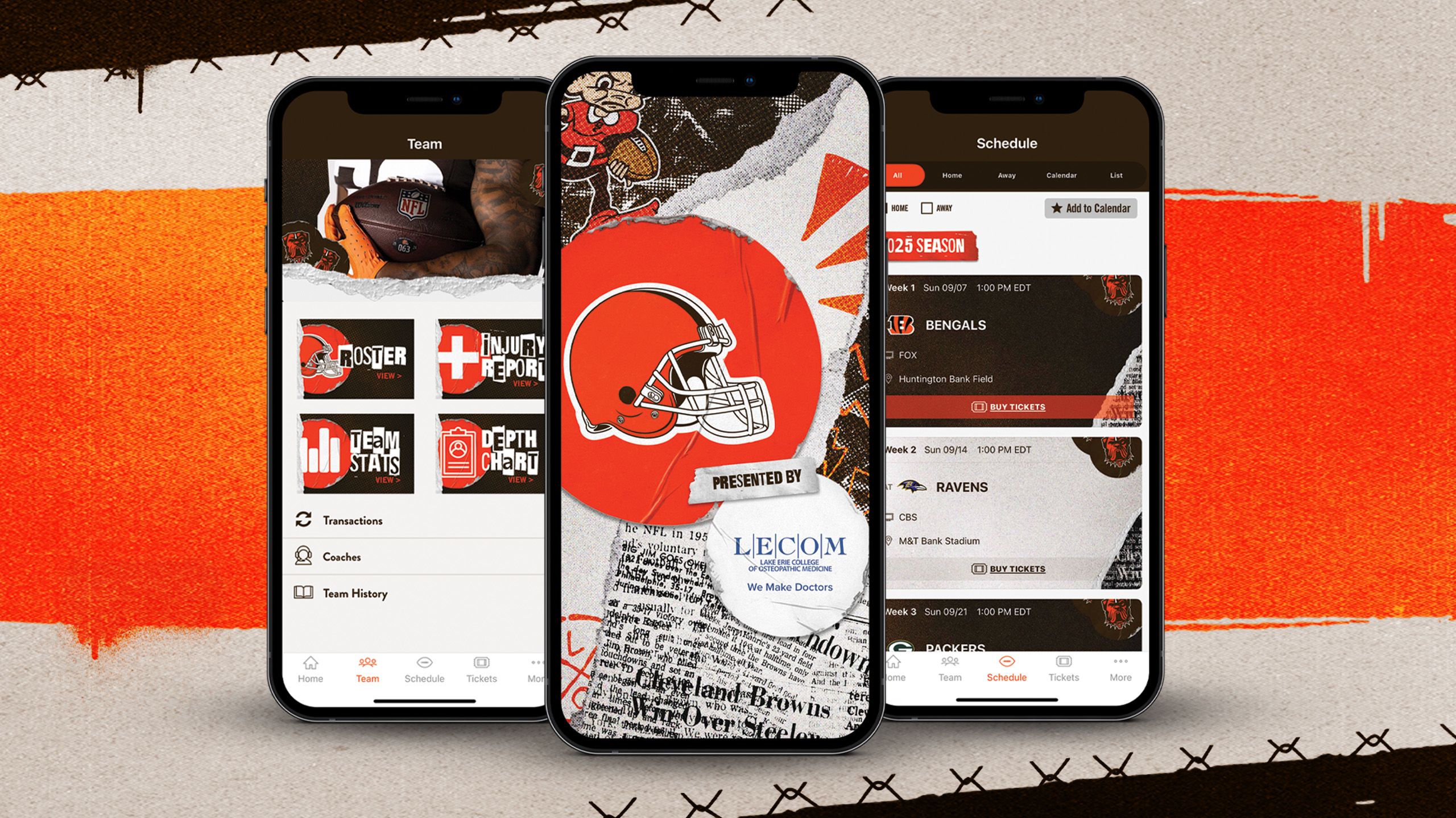 Download the Browns Mobile App