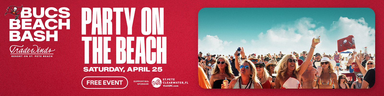 bucs beach bash - tradewinds - november 9