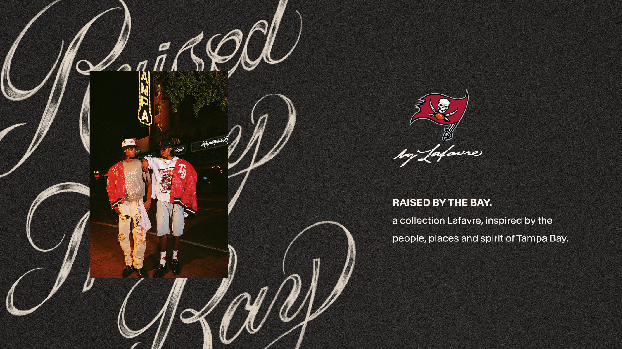 by Lafavre, Raised by the Bay, a collection Lafavre, inspired by the people, places and spirit of Tampa Bay