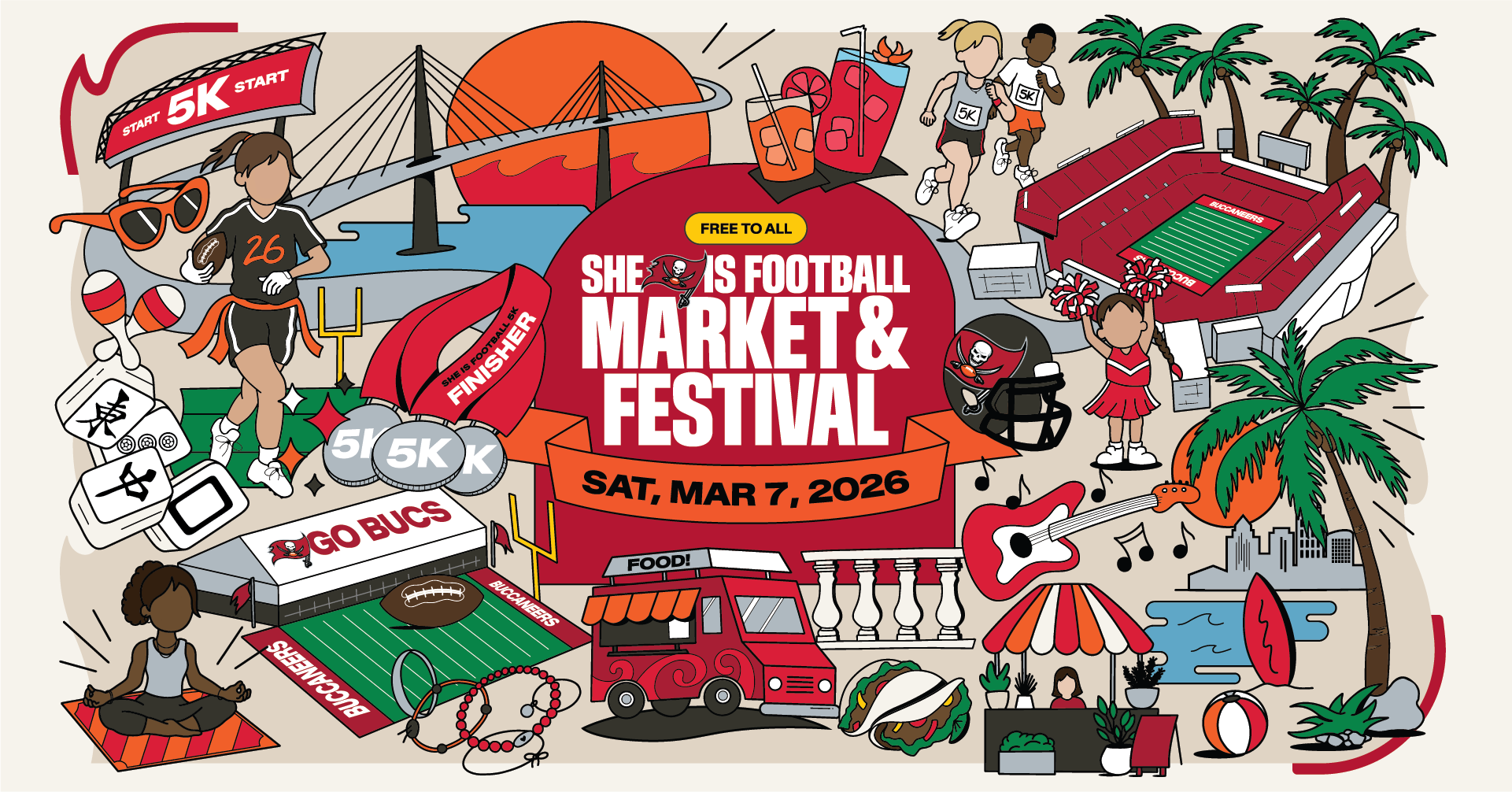 She is Football Market & Festival  - Saturday, March 7, 202