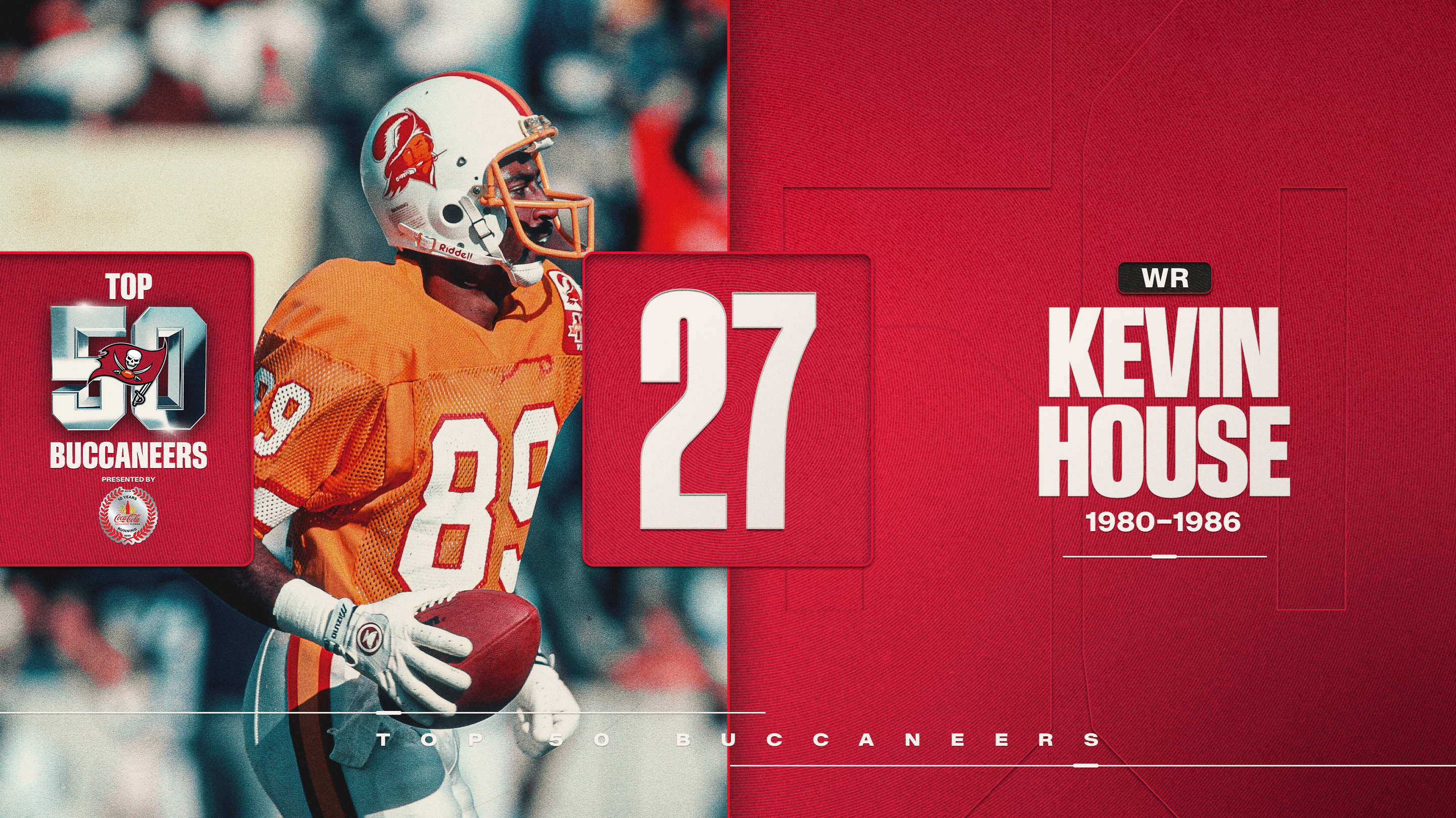 27 - WR Kevin House - 1980-1986