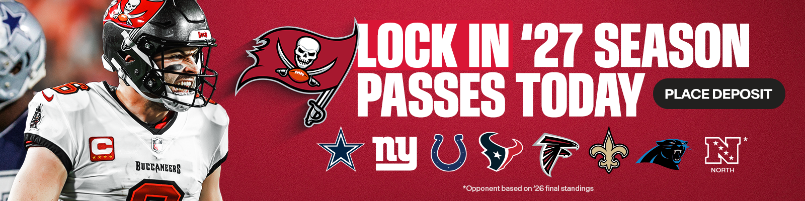 Lock in '27 Season Passes Today, Place deposit