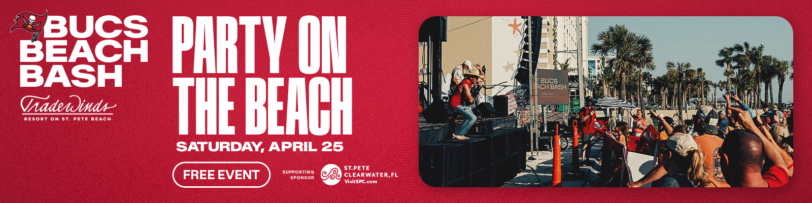 bucs beach bash - tradewinds - november 9