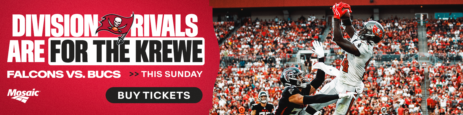 Cannon Fire is for the Krewe, Falcons vs. Bucs, Sun. Nov. 1, Buy Tickets, presented by Novartis