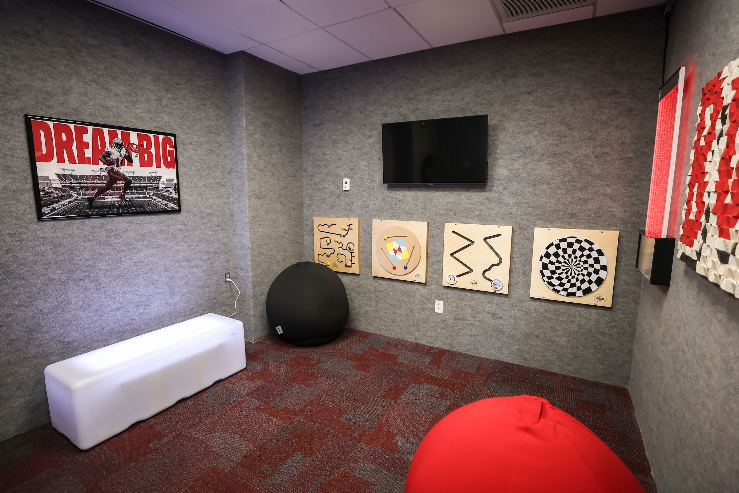 Sensory Rooms at Raymond James Stadium