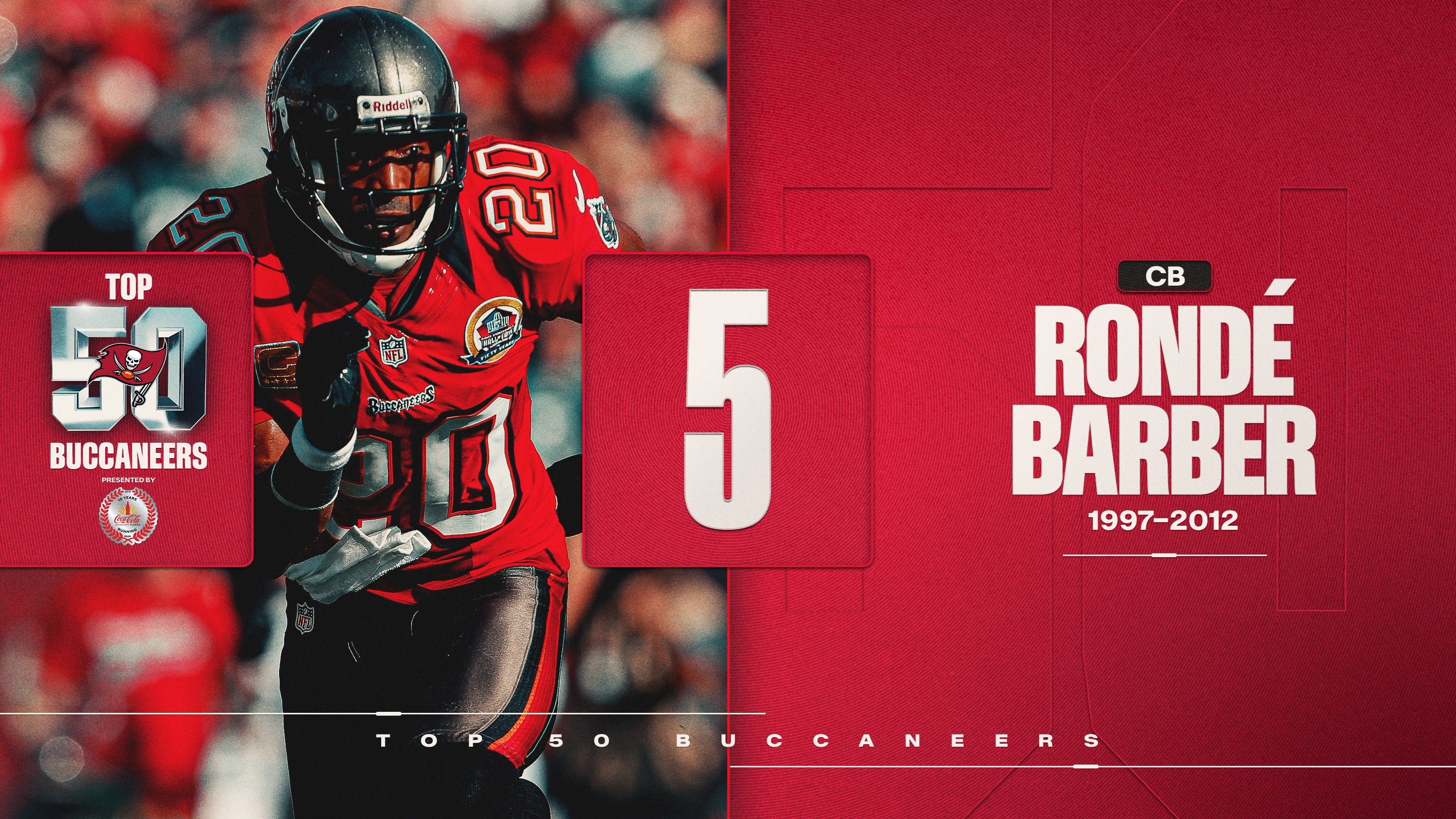 5 - CB Ronde Barber - 1997-2012
