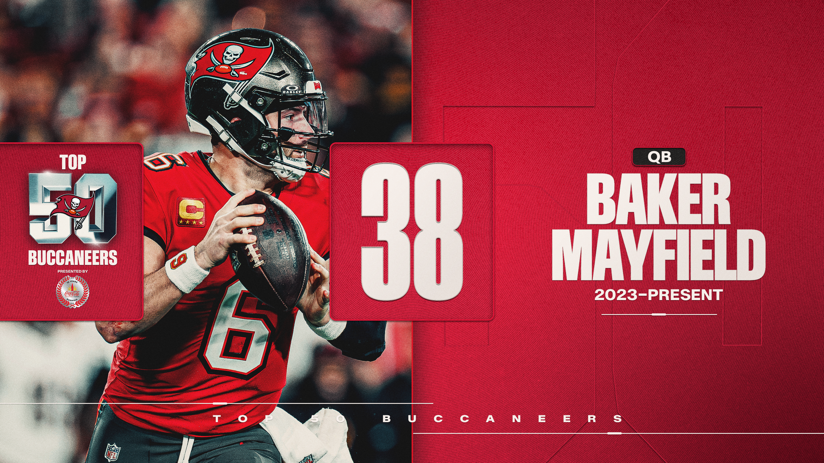 38 - QB Baker Mayfield - 2023 to Present