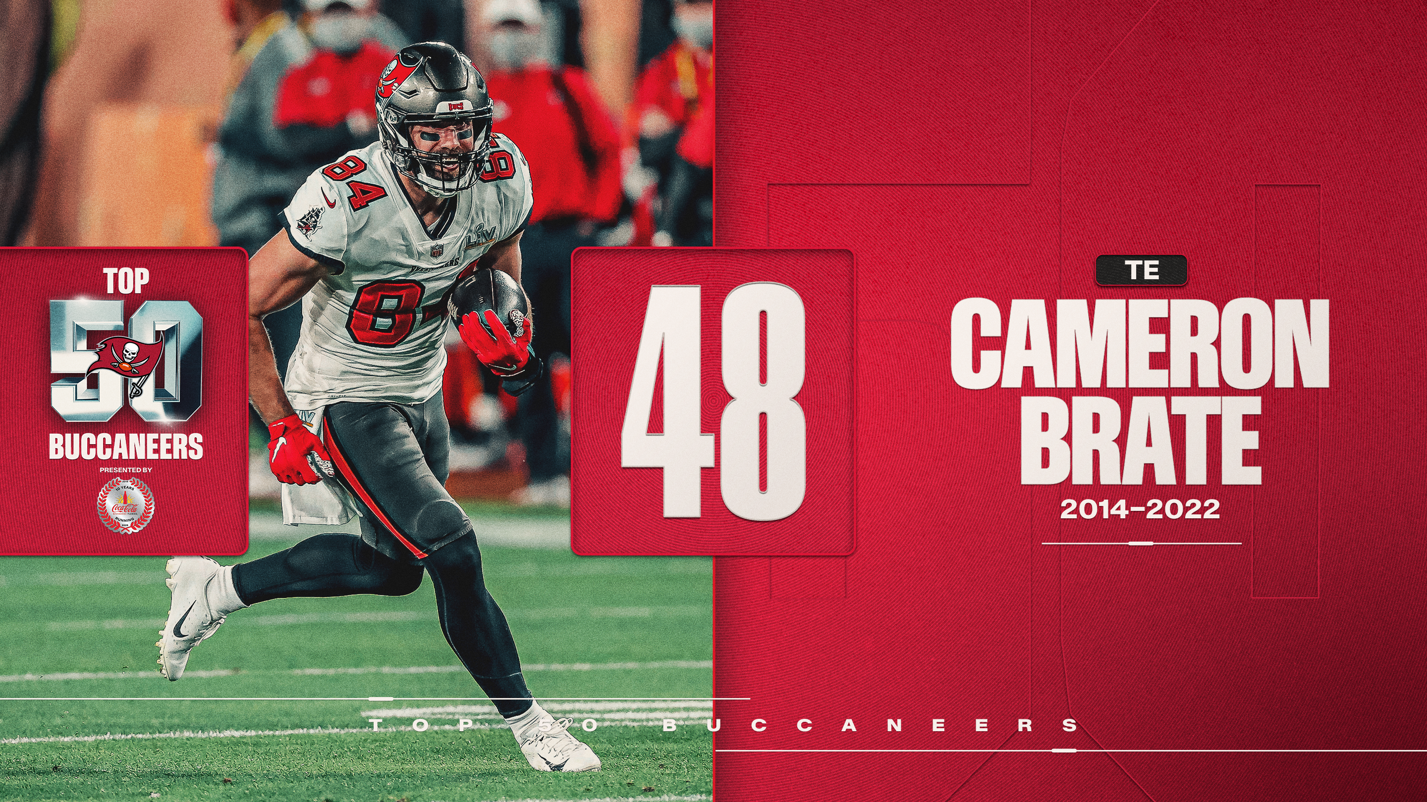 48- Cameron Brate 2014-2022