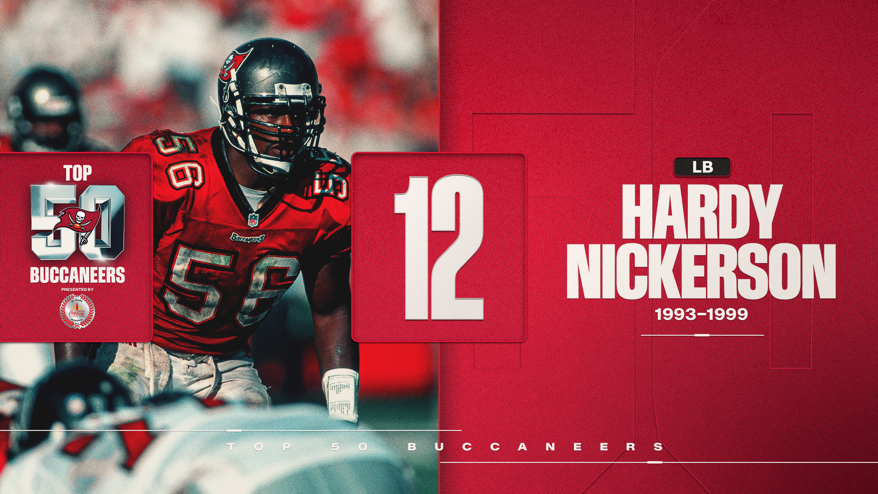 12 - LB Hardy Nickerson - 1993-1999