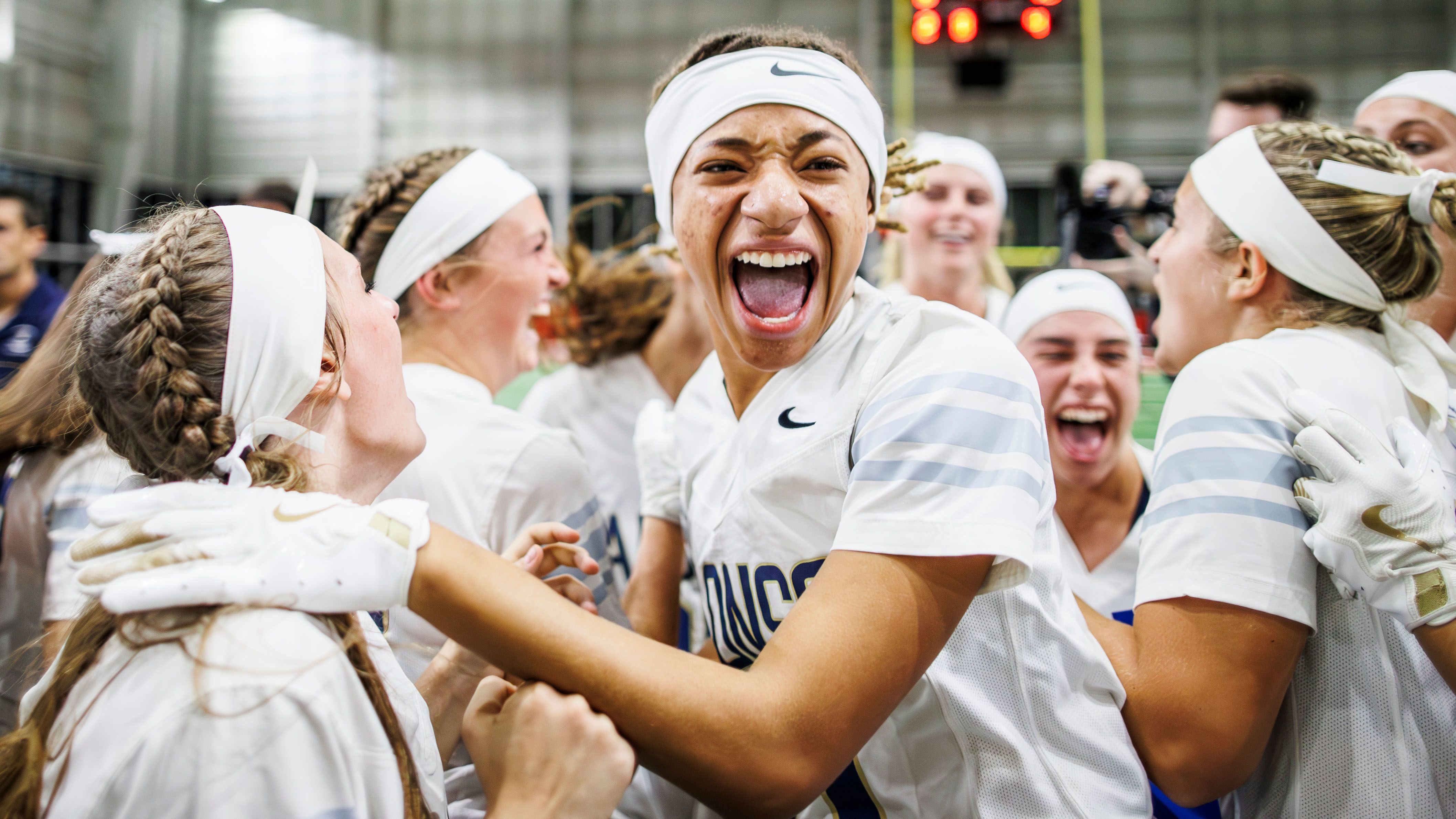 She is Football Scholarship