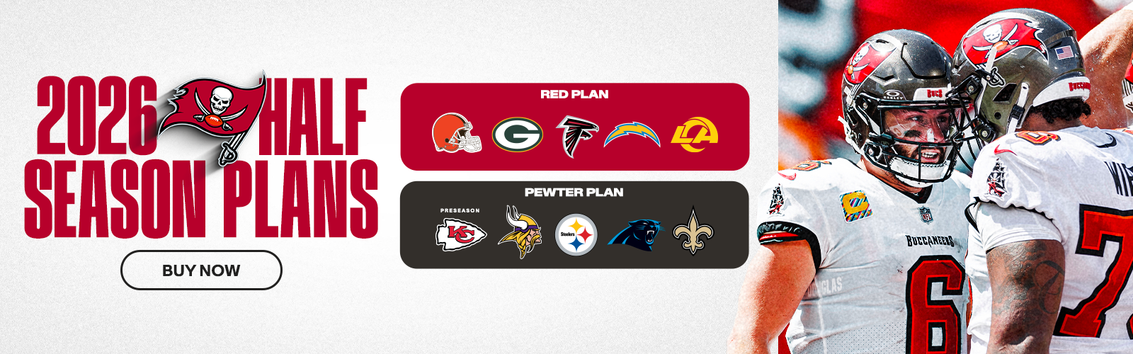 2026 Half Season Plans - Tampa Bay Buccaneers, Buy Now