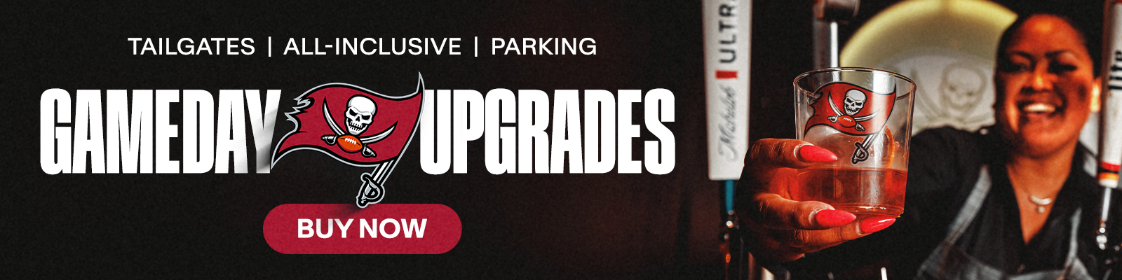 Tailgates, All-Inclusive, Parking - Gameday Upgrades - Buy Now