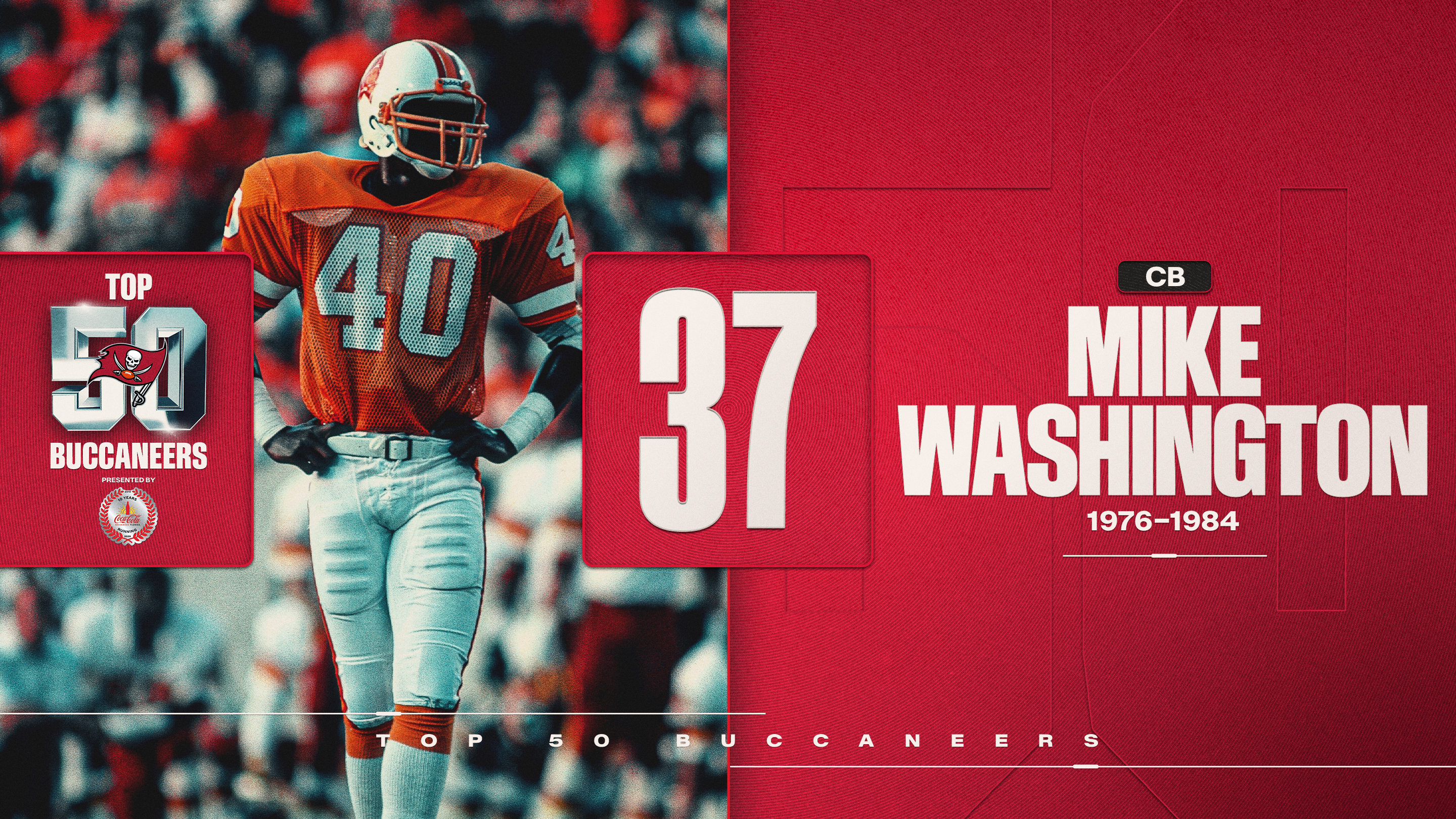 37 - CB Mike Washington - 1976-1984