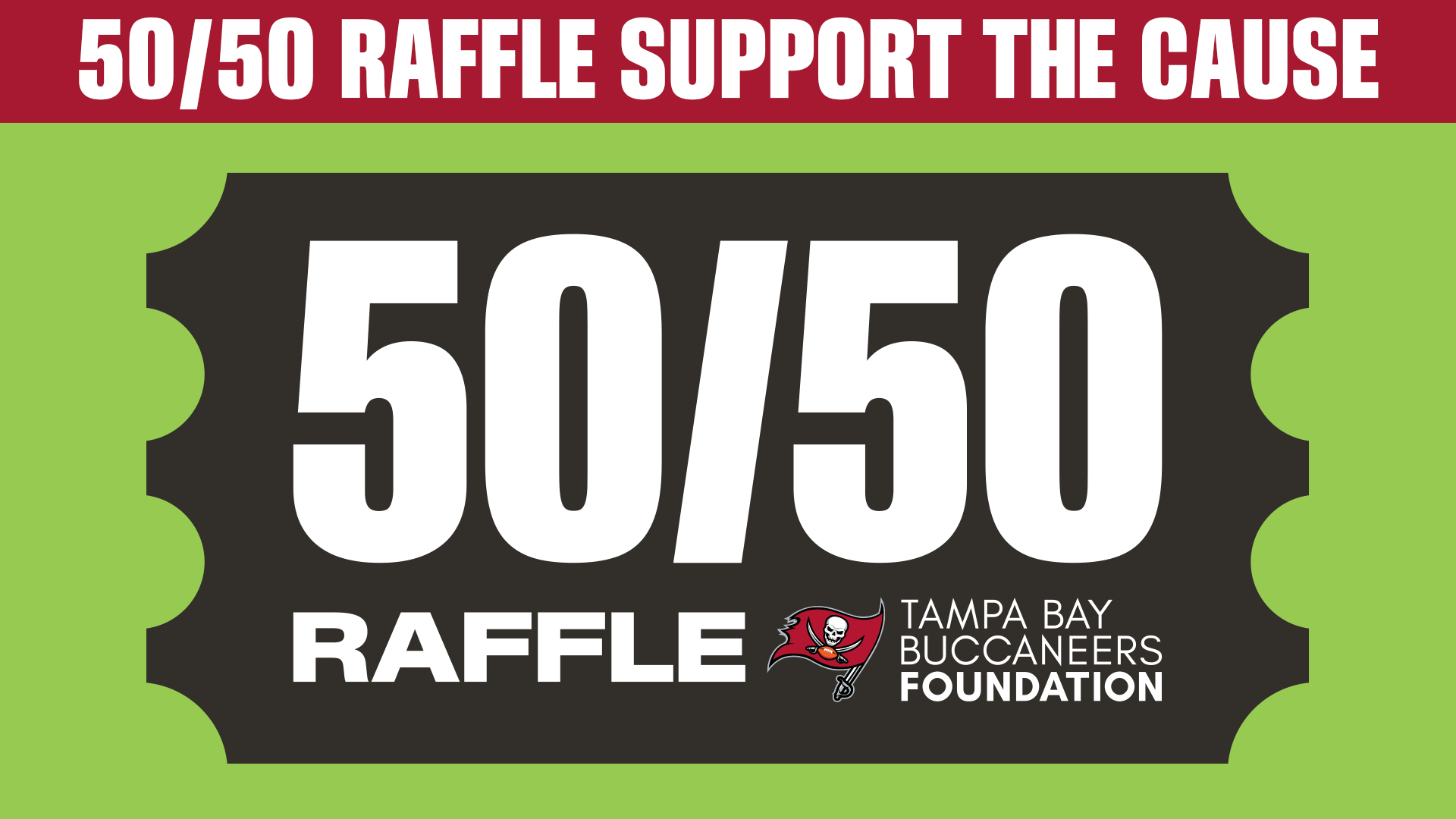 50/50 Raffle - Support the cause