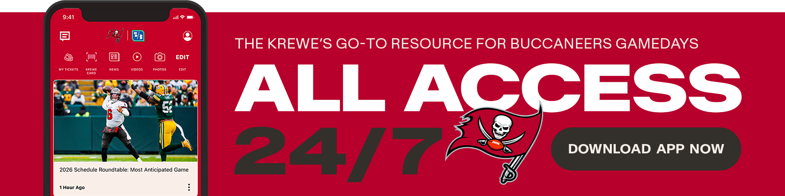 Download the Buccaneers App
