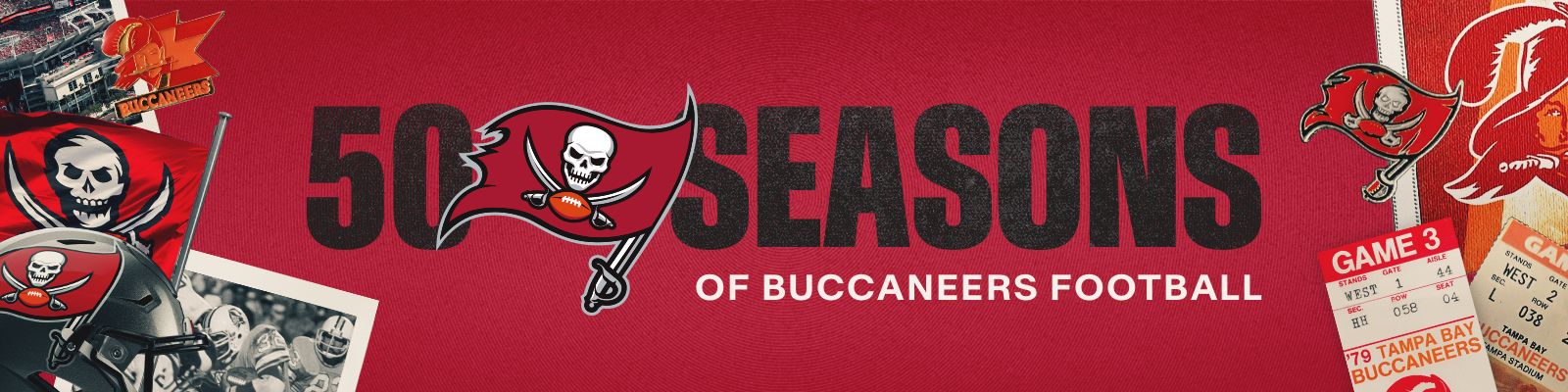 Tampa Bay Buccaneers 50 Seasons
