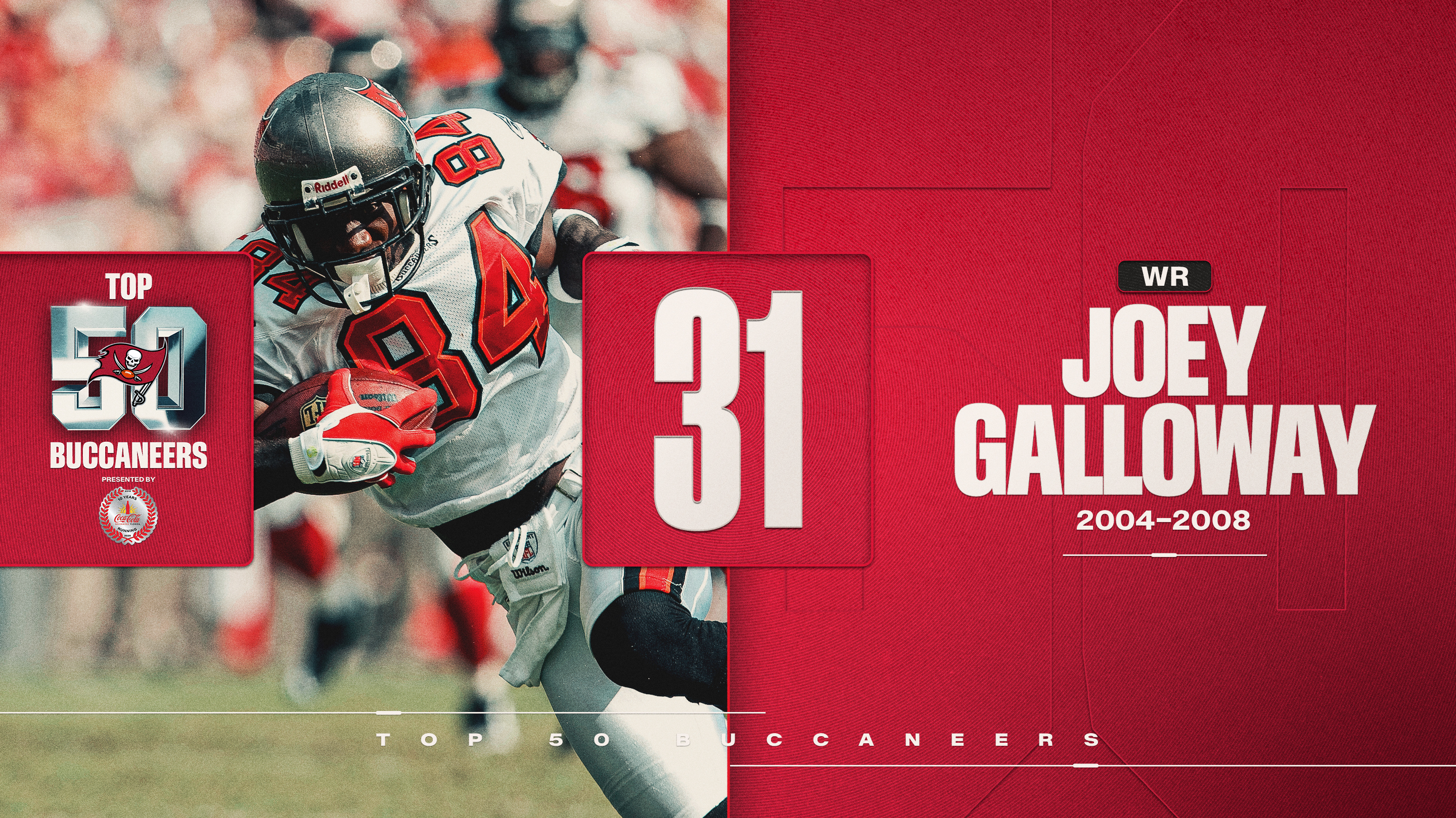 31 - WR Joey Galloway - 2004-2008