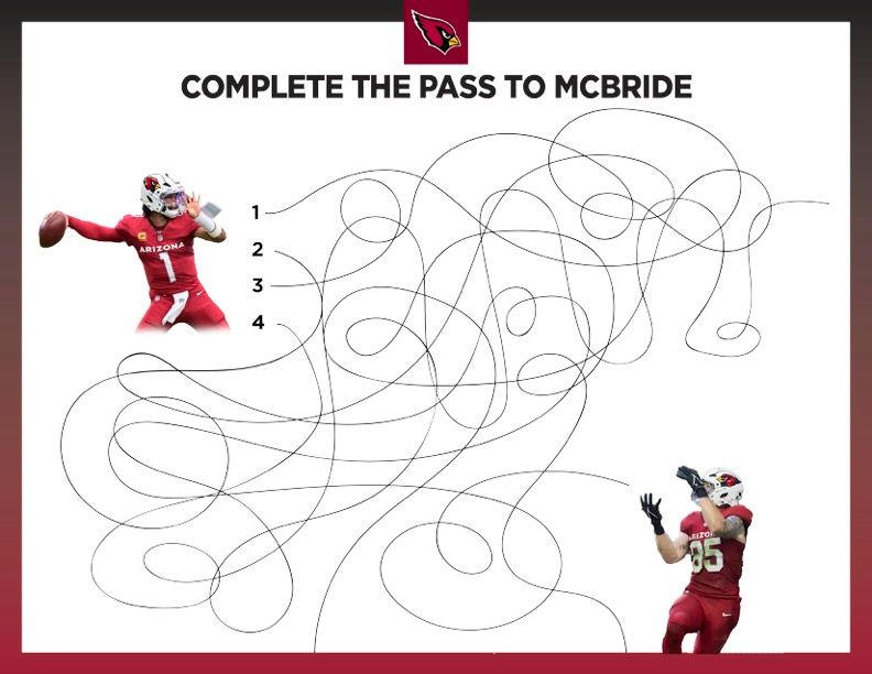 Complete the Pass to McBride
