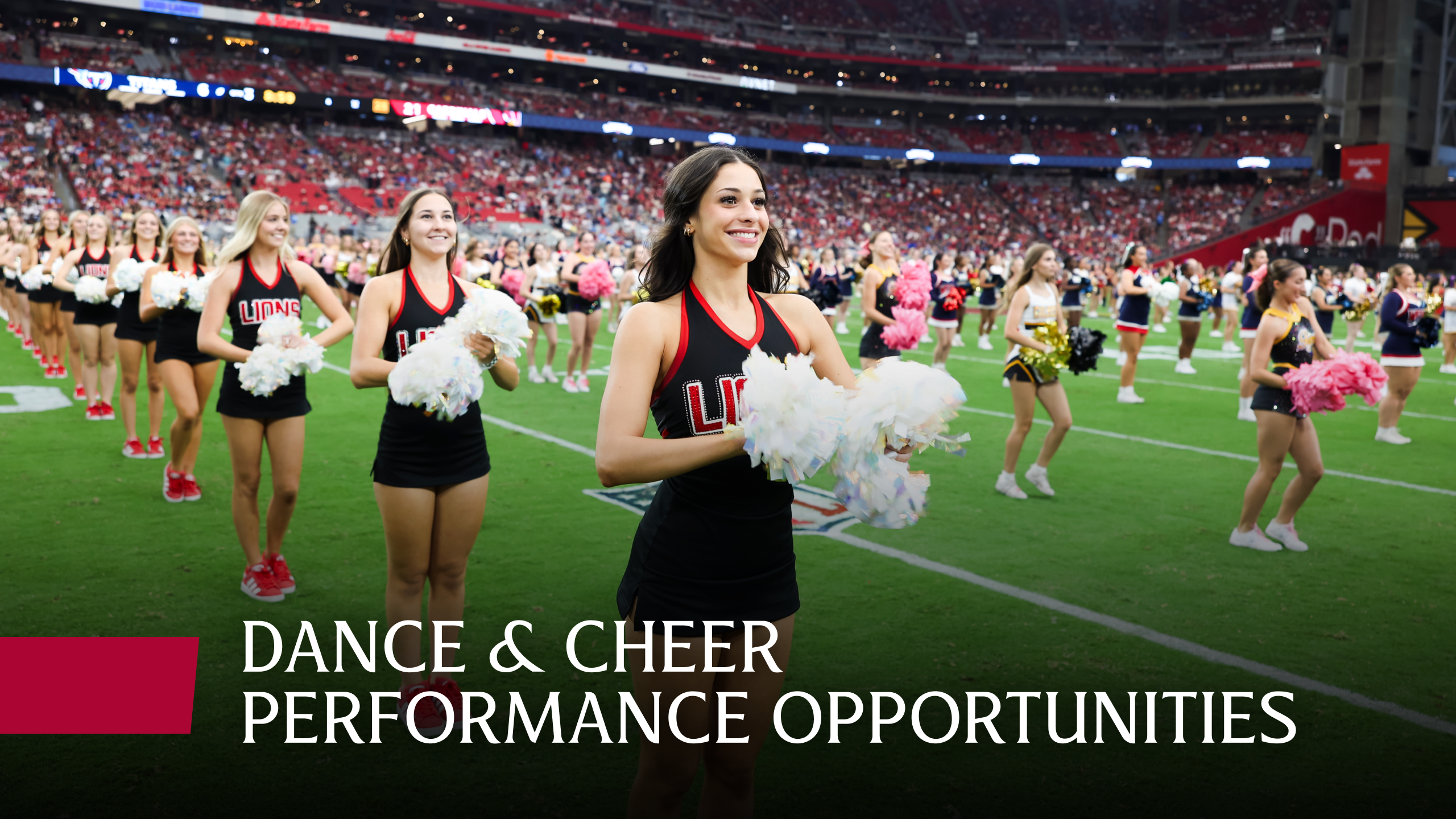 DANCE & CHEER PERFORMANCE OPPORTUNITIES