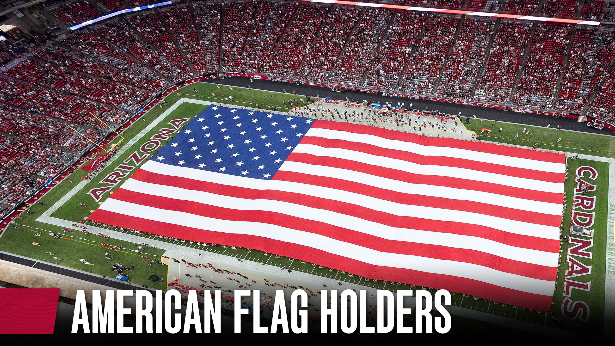 Pre-Game American Flag Holders
