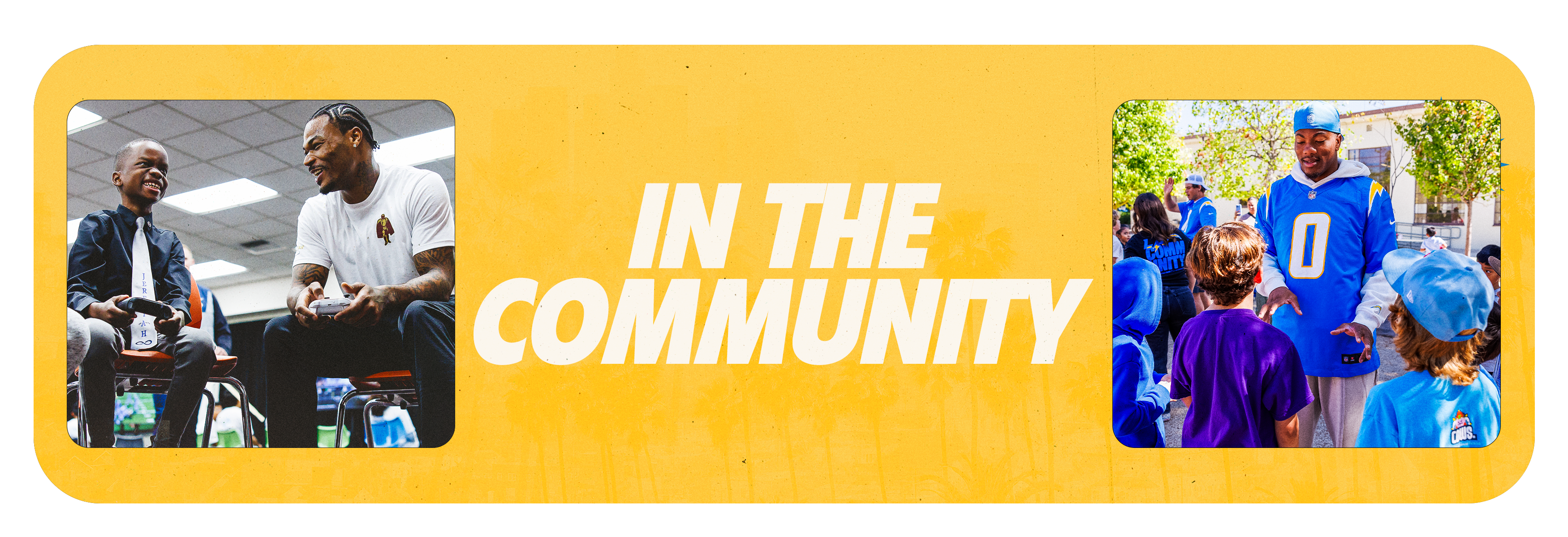 in the community banner