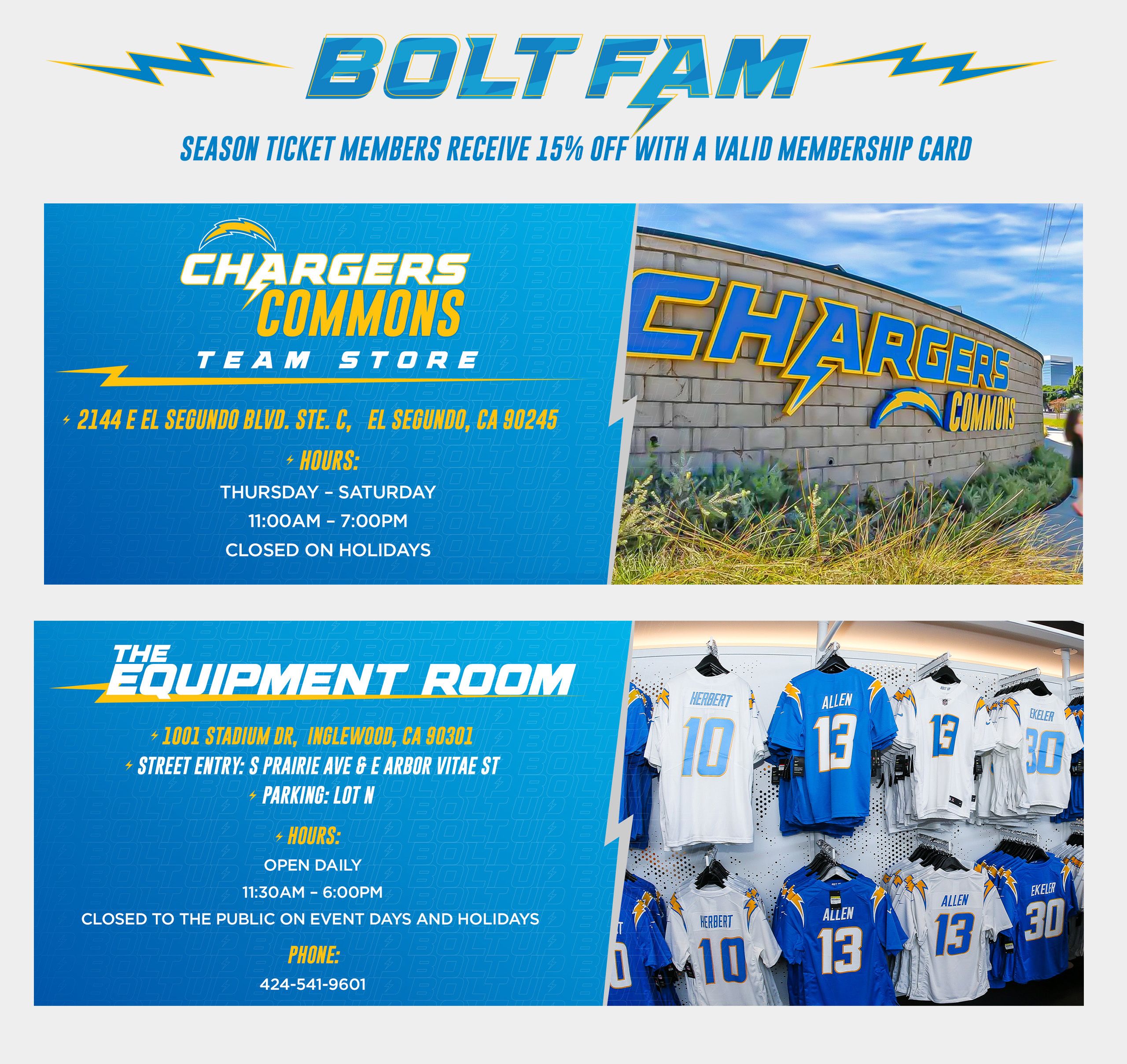 Nfl discount shop chargers