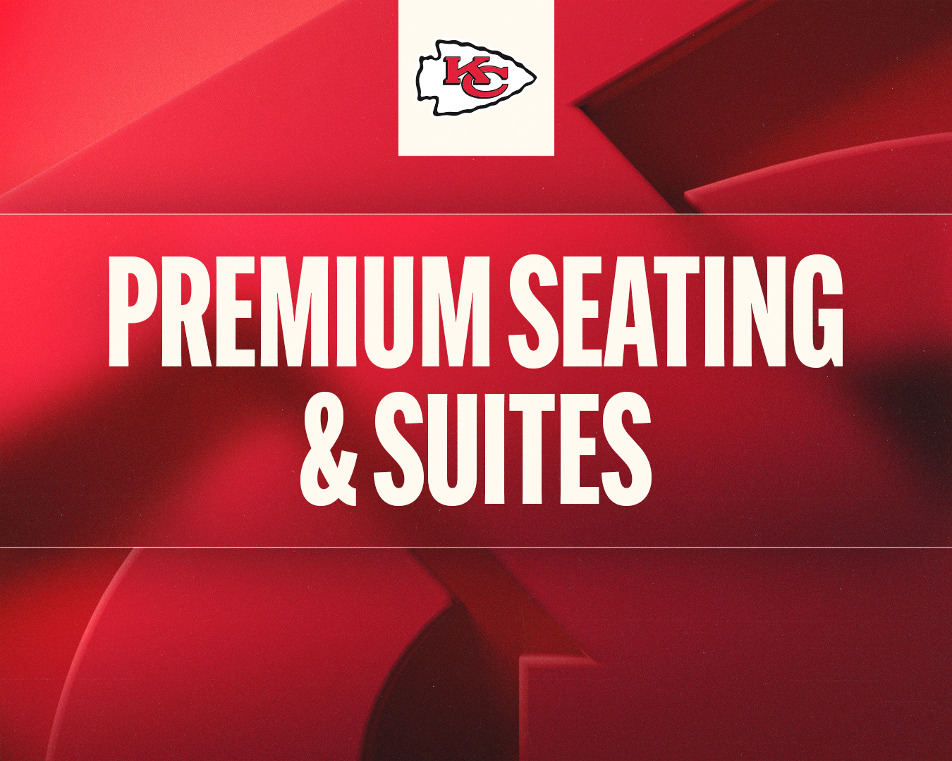 Kansas City Chiefs Premium Seating and Suites Header Graphic