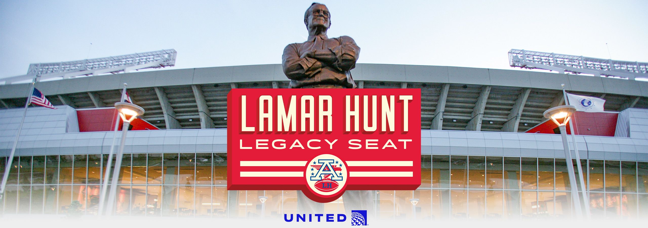 Lamar Hunt Legacy Seat Header