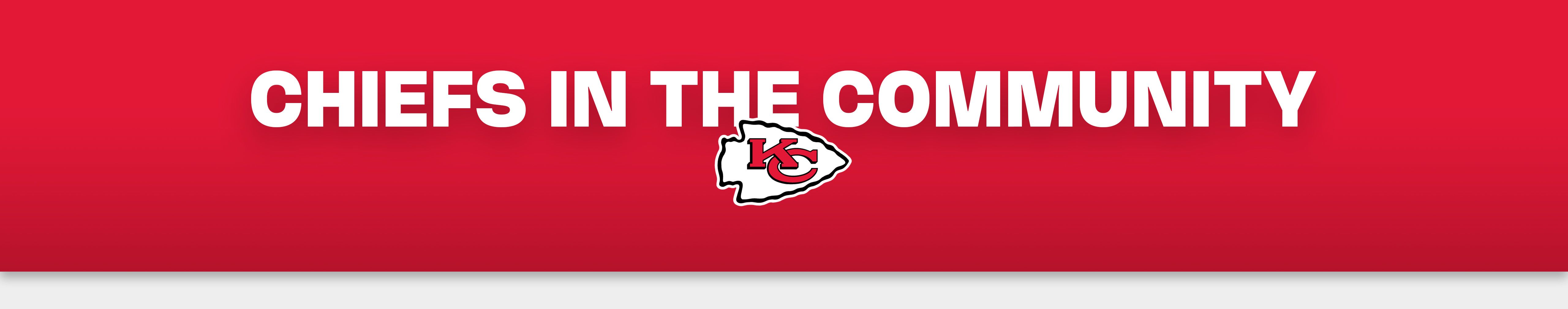 Kansas City Chiefs in the Community Header