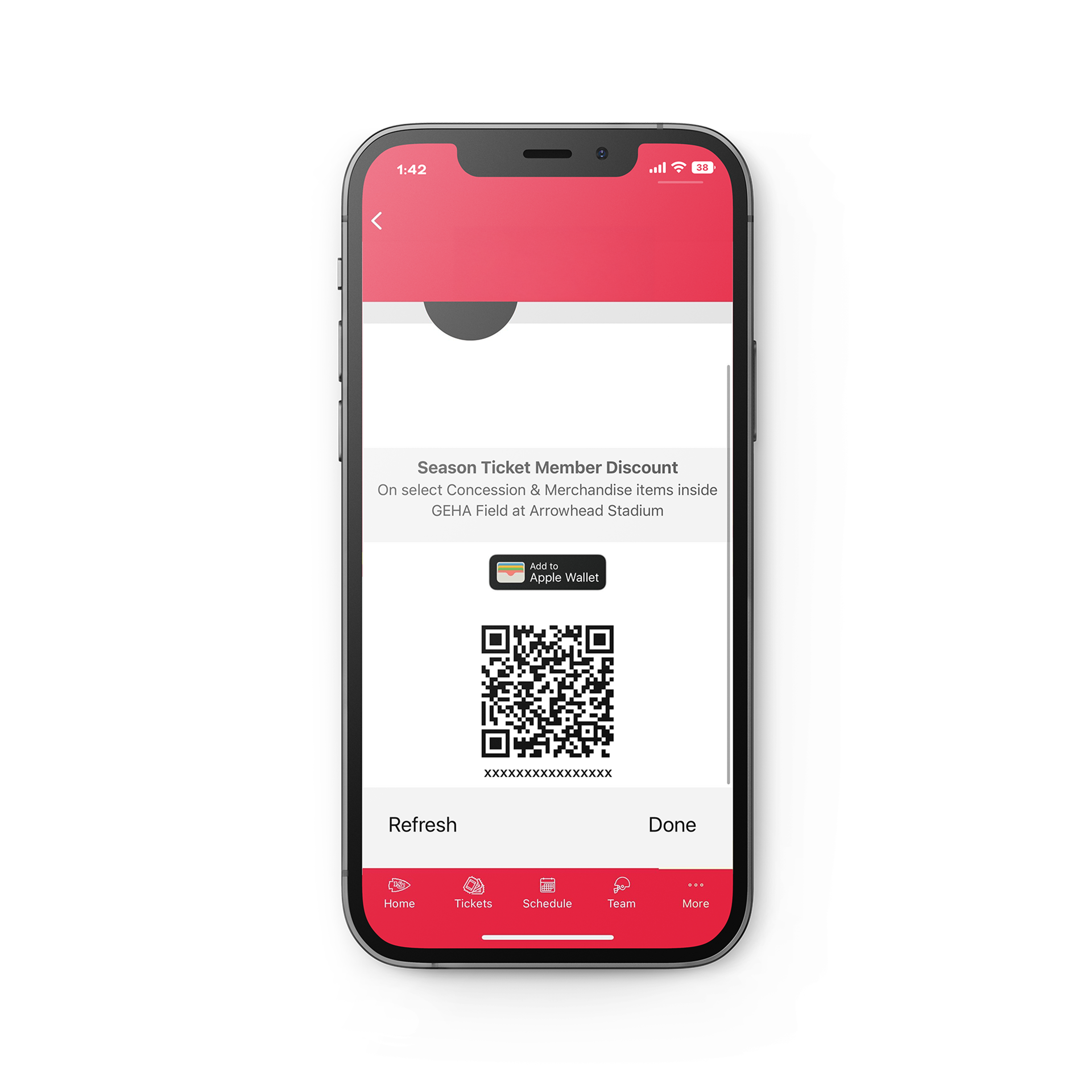 When at the register, have the cashier scan your QR Code prior to completing your transaction