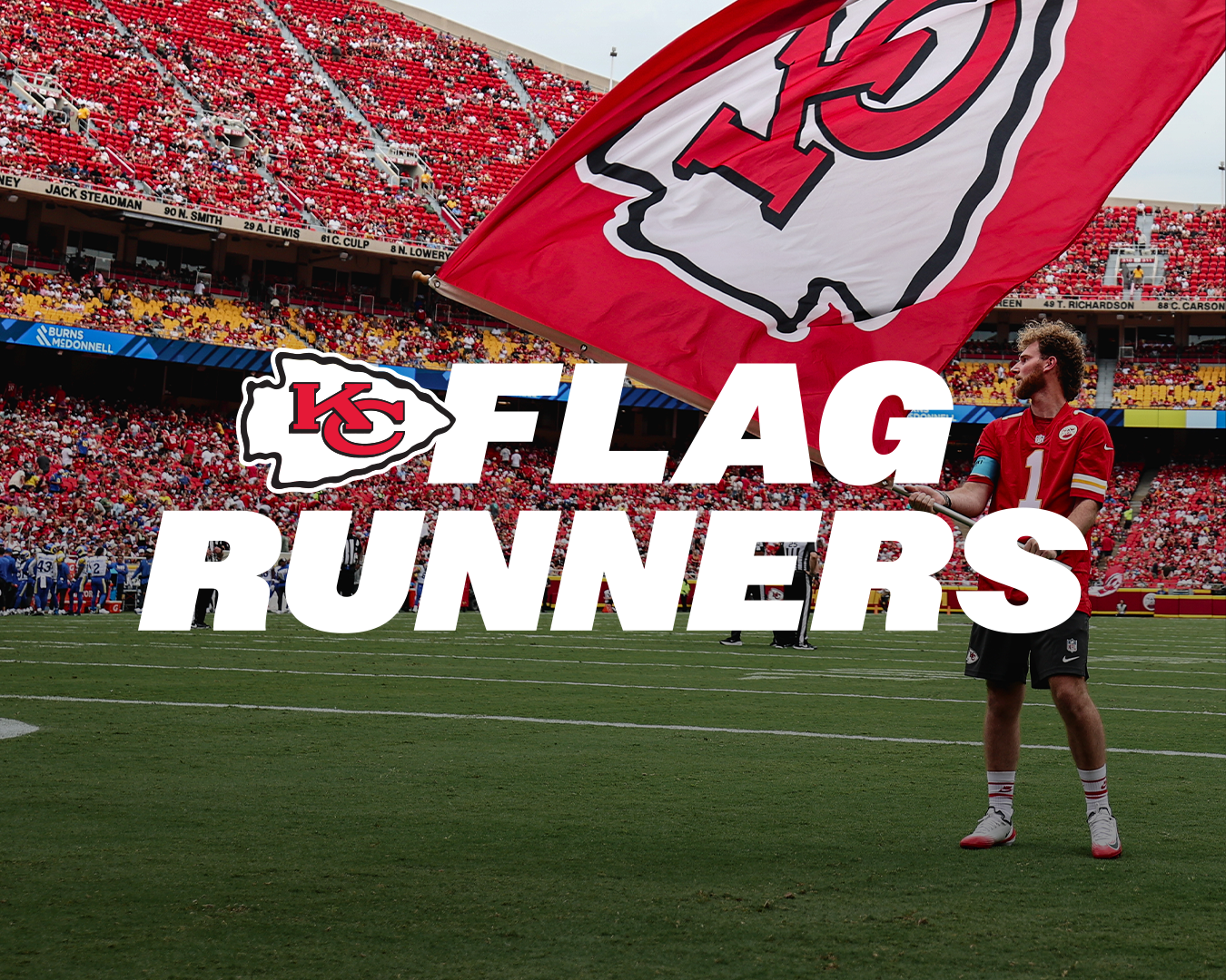 Kansas City Chiefs Flag Runners
