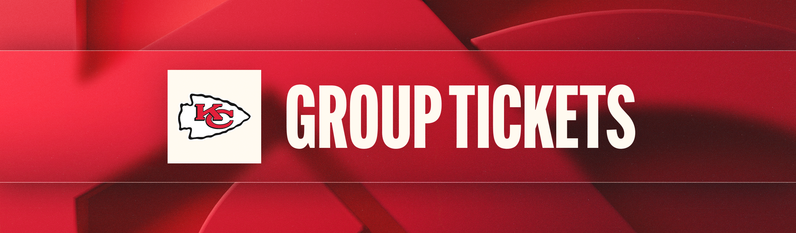Kansas City Chiefs Group Tickets Header Graphic