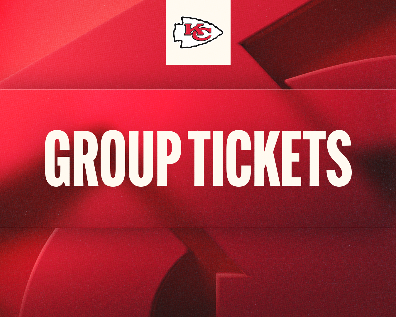 Kansas City Chiefs Group Tickets Header Graphic
