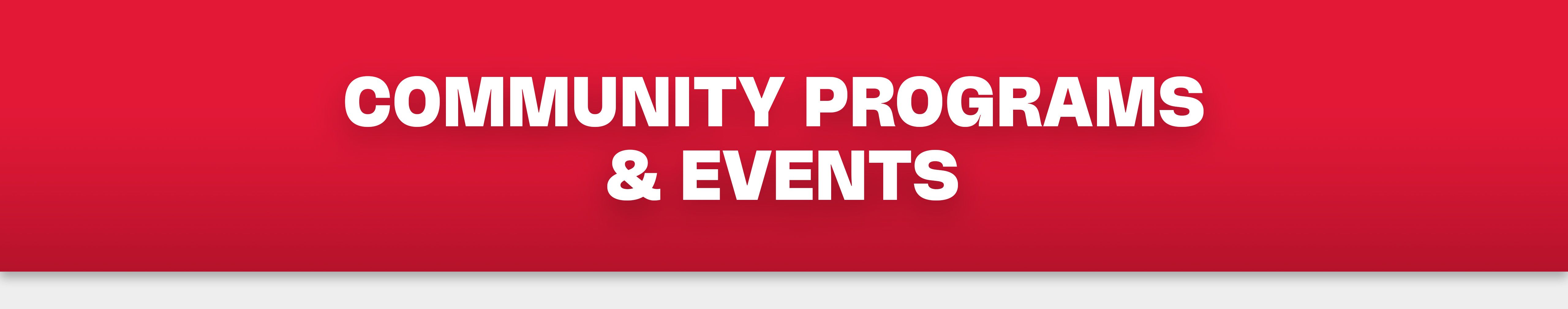 Kansas City Chiefs Community Programs and Events Header