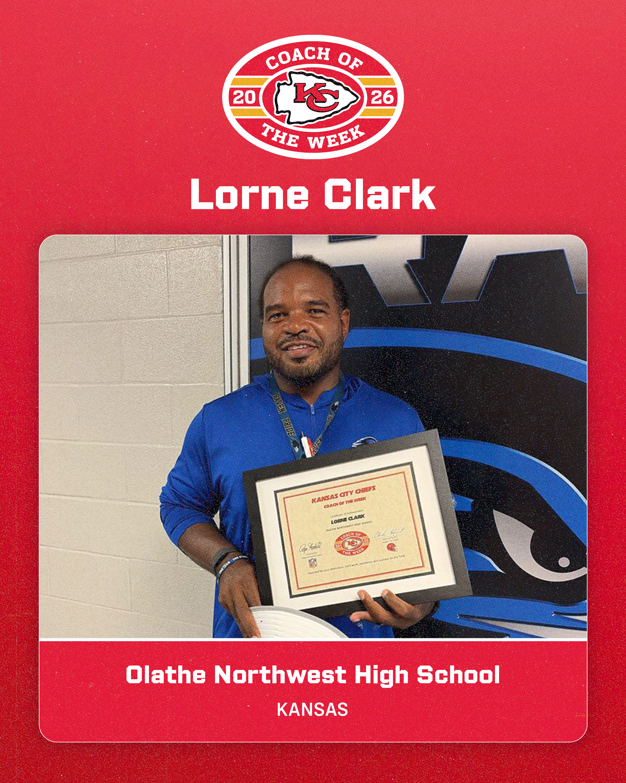 Head Coach Lorne Clark