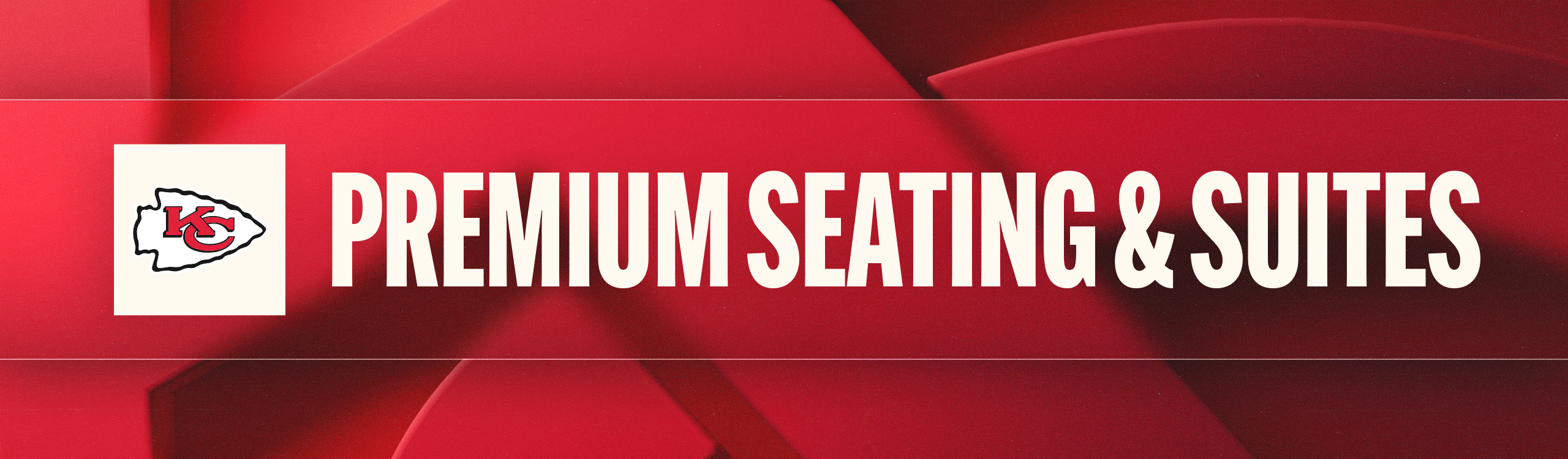 Kansas City Chiefs Premium Seating and Suites Header Graphic