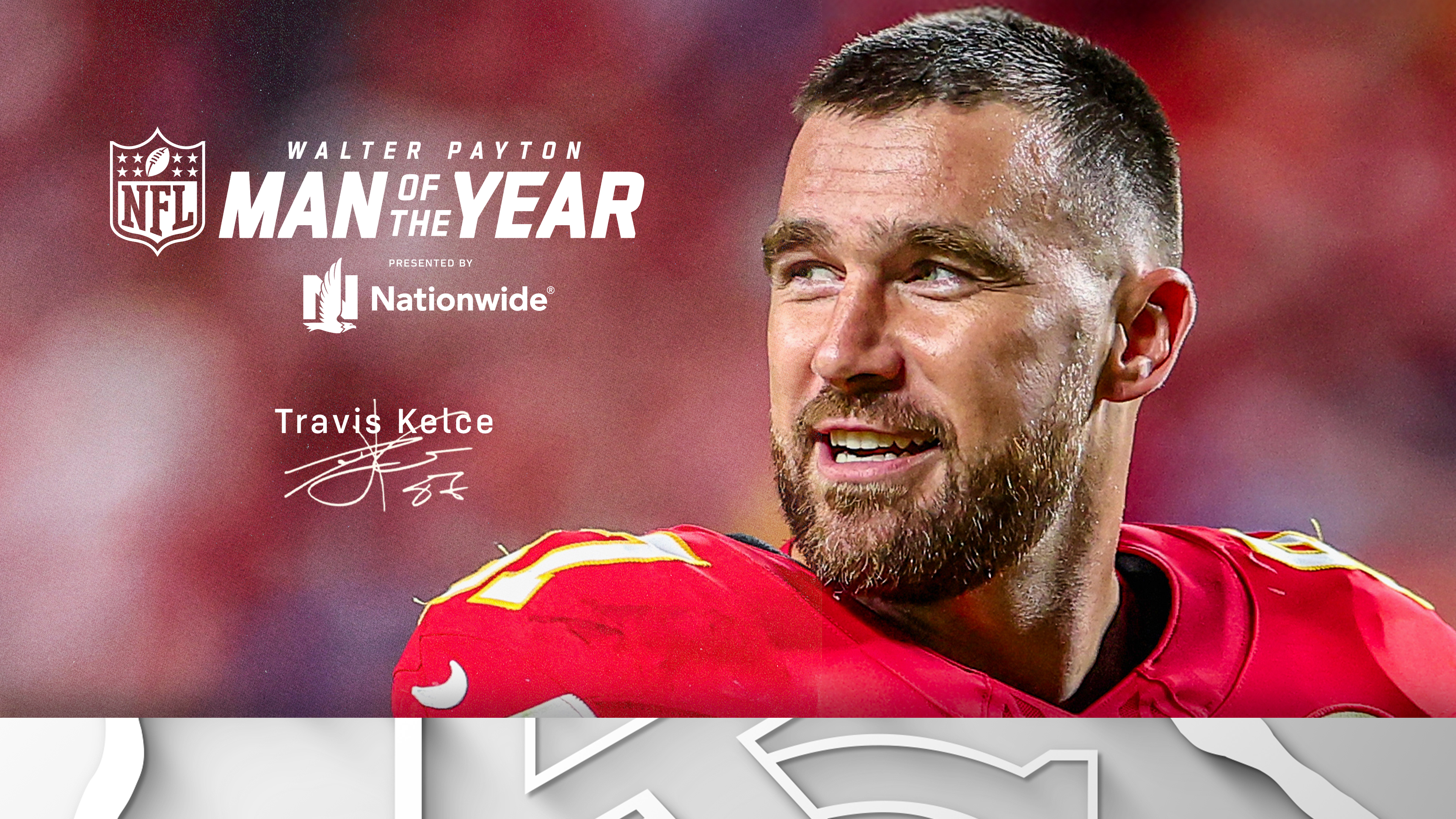 Travis Kelce named Kansas City Chiefs club winner for the 2025 Walter Payton NFL Man of the Year Award presented by Nationwide