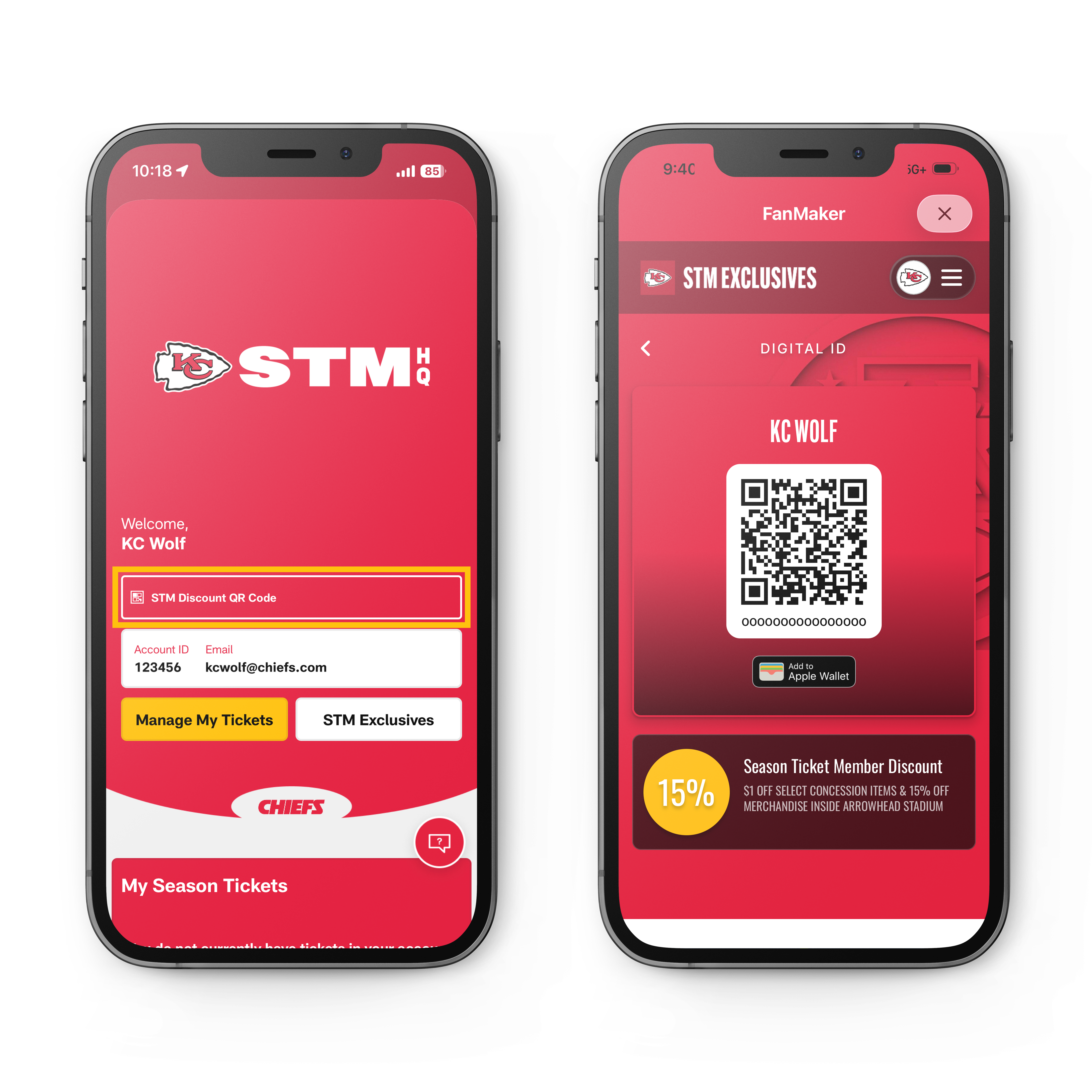 Access QR code by clicking "STM Discount QR Code"