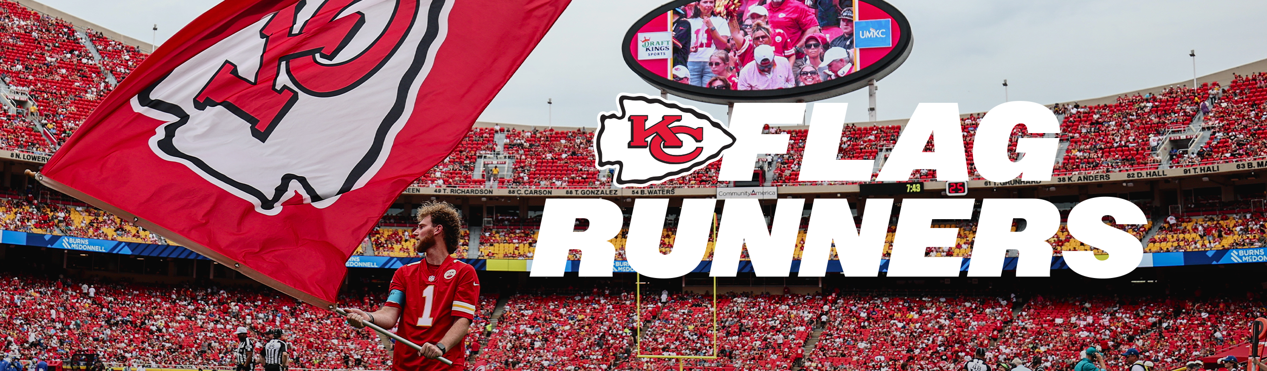 Kansas City Chiefs Flag Runners
